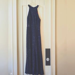 Sequins & Lace Formal Dress